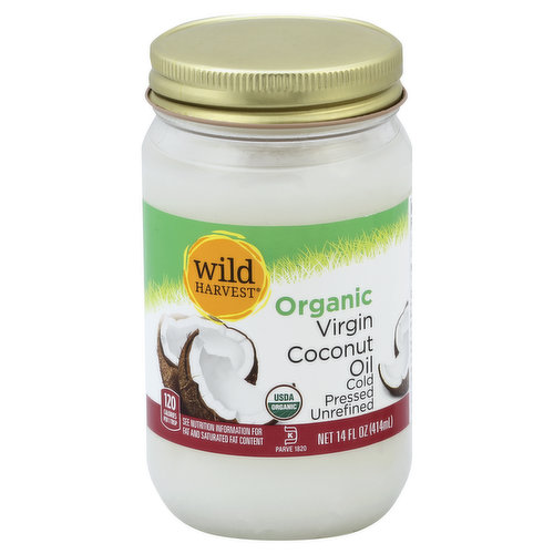 Wild Harvest Coconut Oil, Organic, Virgin
