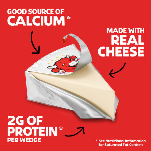 The Laughing Cow Creamy Original Spreadable Cheese Wedges