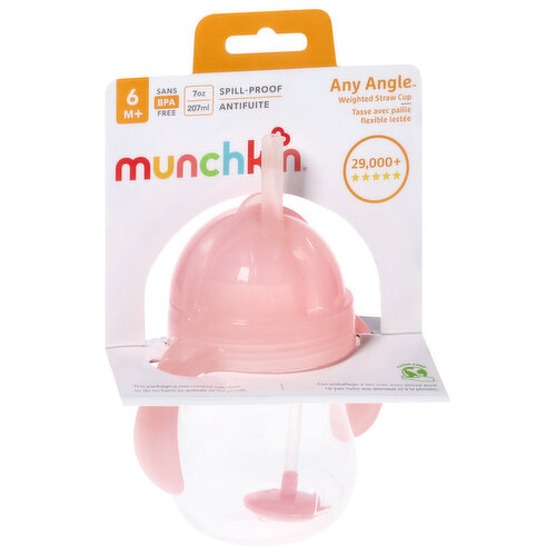 Munchkin Straw Cup, Weighted, 7 Ounce  Hy-Vee Aisles Online Grocery  Shopping