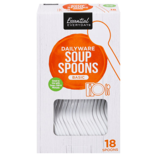  Plastic Soup Spoons