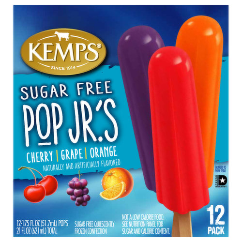 Kemps Pop Jr.'s No Sugar Added Pops