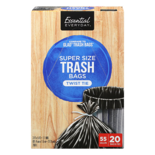 Glad Garbage Bags Small - 30 CT