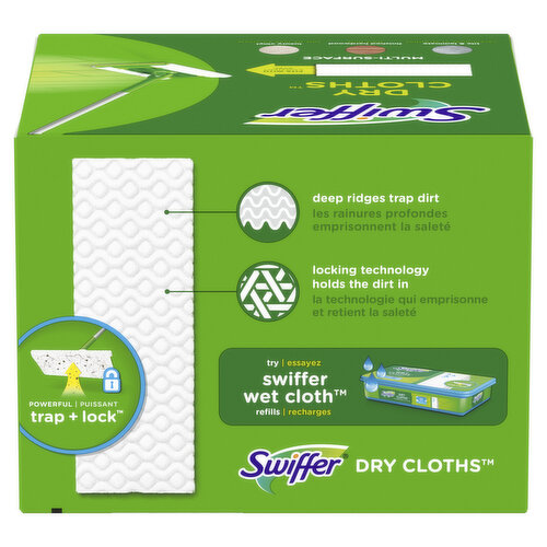 Swiffer Sweeper Dry Multi-Surface Sweeping Cloth Refills for Floor