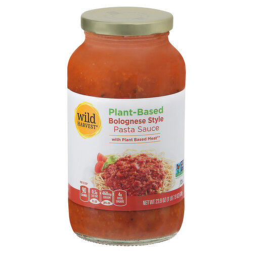 Wild Harvest Pasta Sauce, Bolognese Style, Plant Based