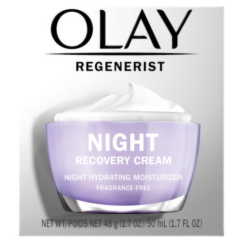 Olay Regenerist Olay Regenerist Night Recovery Cream Face Moisturizer, Fragrance Free, 1.7 oz