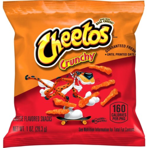 Cheetos Flamin' Hot Puffs Cheese Flavored Snacks, 8 oz