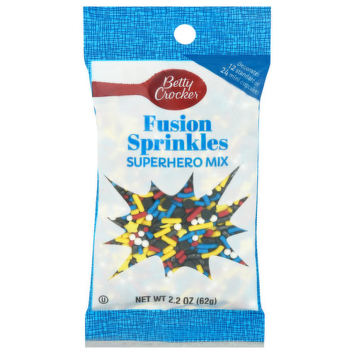 Betty Crocker Fusion Sprinkles, Superhero Mix