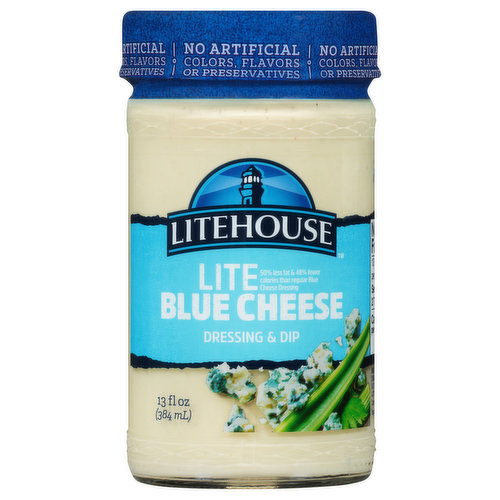 Litehouse Dressing & Dip, Blue Cheese, Lite