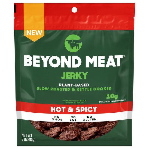 Beyond Meat Jerky, Hot & Spicy, Plant-Based