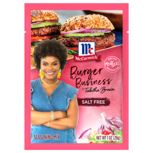 McCormick Salt Free Burger Business by Tabitha Brown Seasoning Mix