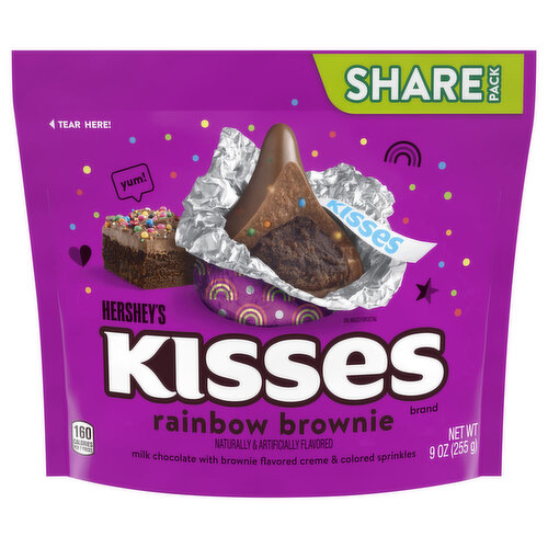 Hershey's Kisses Rainbow Brownie, Share Pack