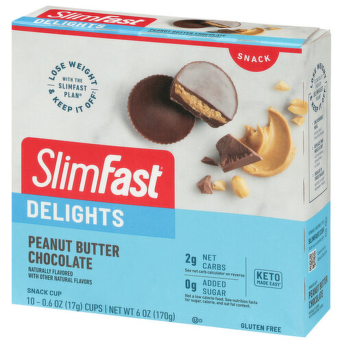SlimFast Delights Peanut Butter Chocolate Snack Cup