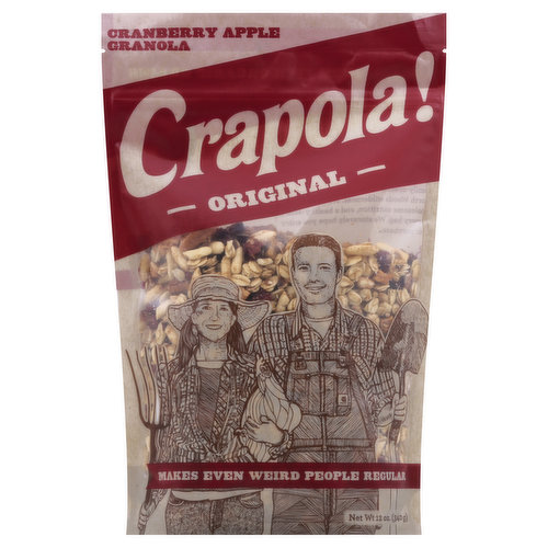 Crapola Granola, Cranberry Apple, Original