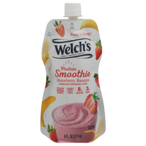 Welch's Protein Smoothie, Strawberry Banana