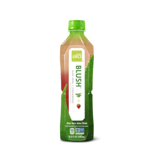 Alo Aloe Vera + Strawberry Juice Drink
