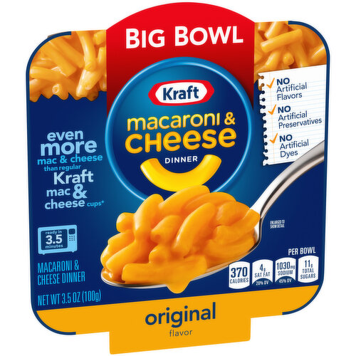 Kraft Original Flavor Macaroni & Cheese Dinner