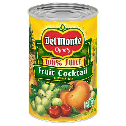 Del Monte Fruit Cocktail, 100% Juice