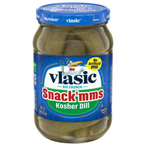 Vlasic Snack'mms Pickles, Kosher Dill