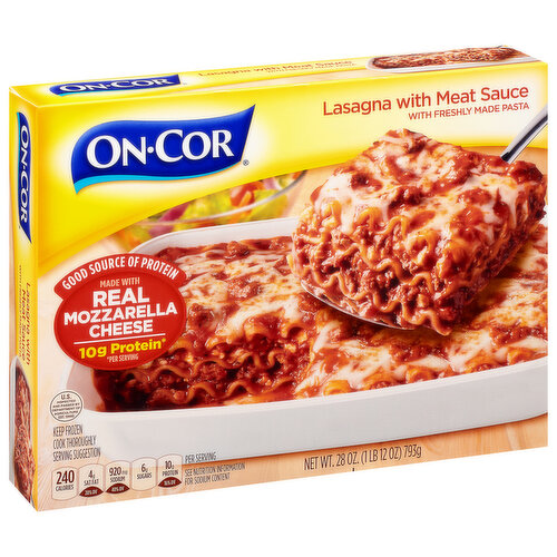 On-Cor Lasagna with Meat Sauce