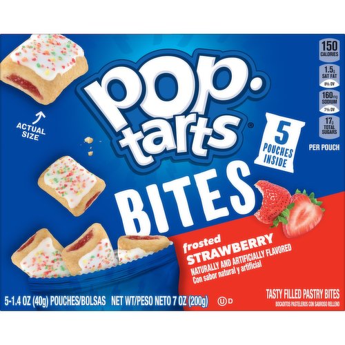 Pop Tarts Toaster Pastries Frosted Strawberry