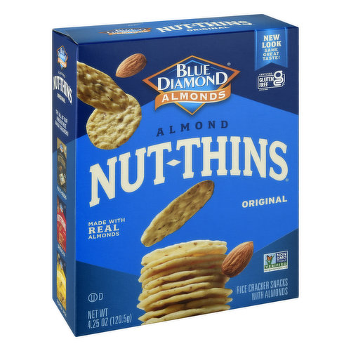 Blue Diamond Nut-Thins Crackers, Almonds