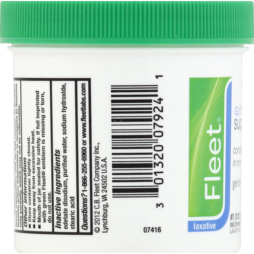 Fleet Glycerin Suppositories, Adult - 24 suppositories