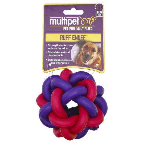 Multipet Ruff Enuff Dog Toy, Nobbly Wobbly, Large