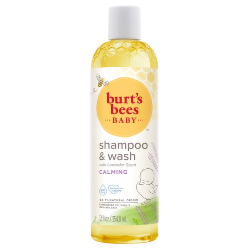 Burt's Bees Baby Shampoo & Wash, Calming
