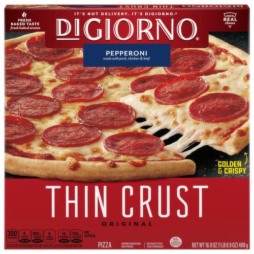 DiGiorno Pizza, Pepperoni, Thin Crust, Original