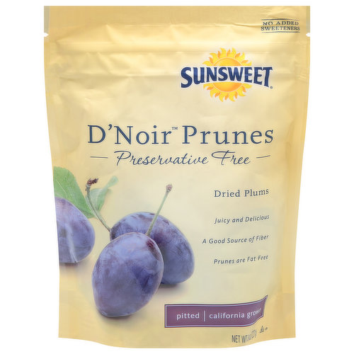 Sunsweet D'Noir Prunes, Pitted