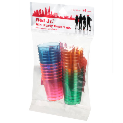 Mini Party Cups - Red