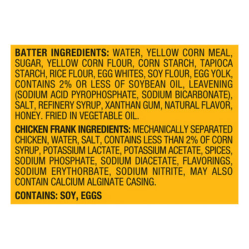 Foster Farms Corn Dogs, Gluten Free, Honey Crunchy