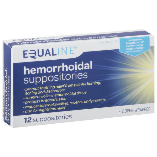 Walgreens Hemorrhoidal Suppositories