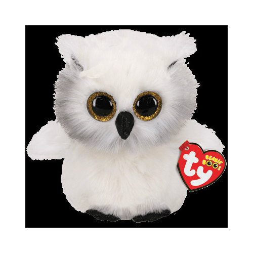 TY Beanie Boo- Austin the White Owl 6'' - The Toy Shop