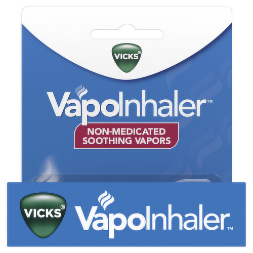 Vicks Nasal Decongestant Vicks VapoInhaler Portable Nasal Inhaler, Non-Medicated, 1 Scented Stick