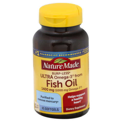 Nature Made Fish Oil, 1400 mg, Softgels