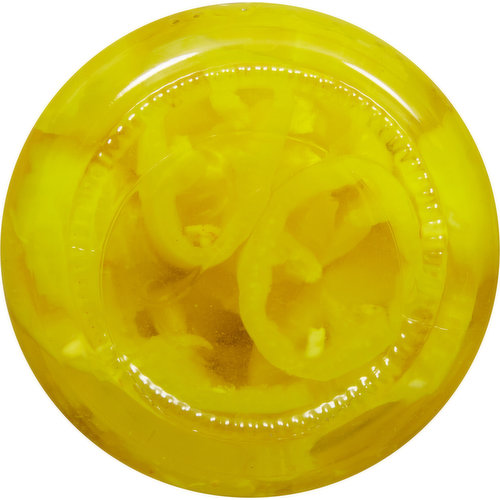 Mezzetta Banana Pepper Rings, Mild, Fresh Pack