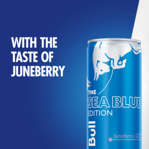 Red Bull Sea Blue Edition Energy Drink, Juneberry, 114mg Caffeine