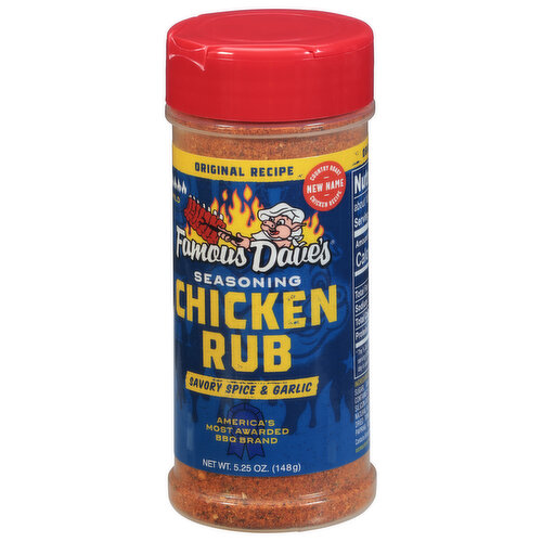 Famous Dave's Country Roast Chicken Seasoning 5.25 oz., 2 Pack