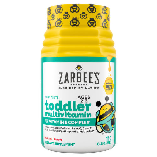 Zarbee's Multivitamin, Complete, Toddler, Gummies