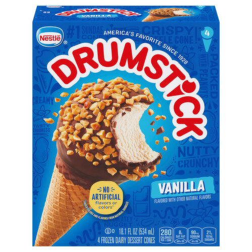 Drumstick Original Vanilla Sundae Cones