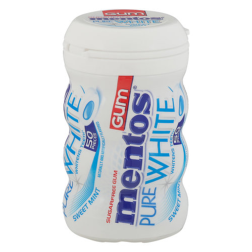 Mentos Chewing-gum Pure White Sweetmint 90 g