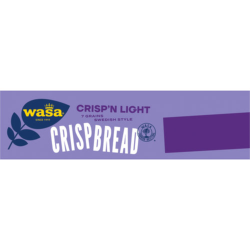 Wasa Crisp'n Light 7 Grains Swedish Style Crispbread Crackers - Shop  Crackers & Breadsticks at H-E-B