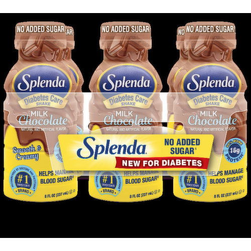 Splenda Milk Chocolate Shake, 6 Pack