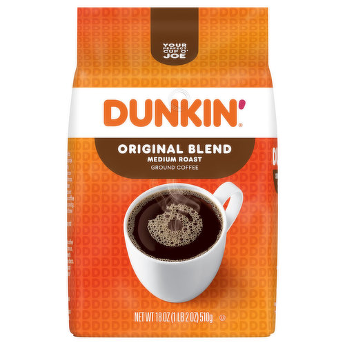 Dunkin' Coffee, Ground, Medium Roast, Original Blend