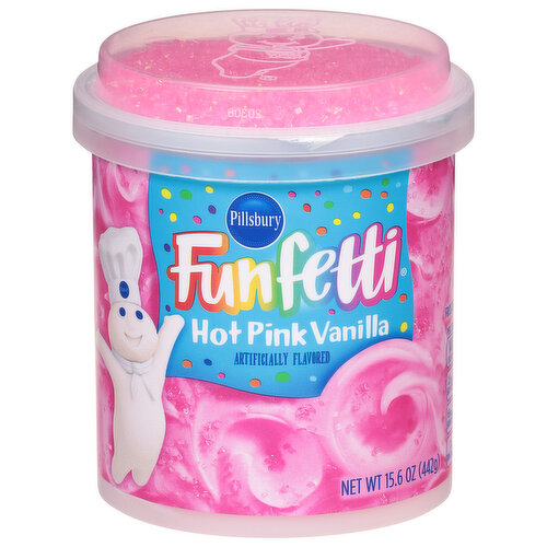 Pillsbury Funfetti Frosting, Hot Pink Vanilla