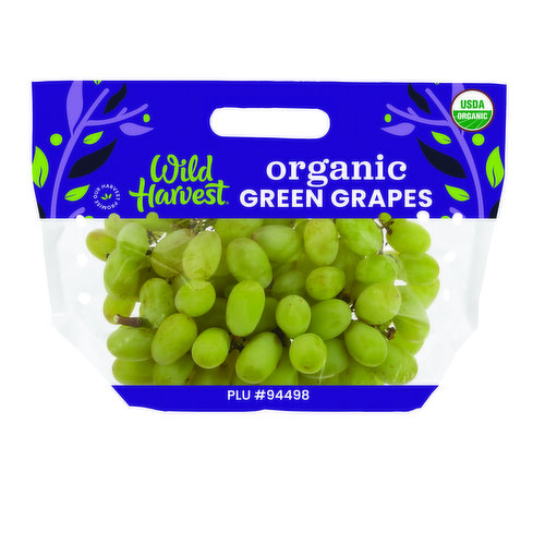 Wild Harvest Green Grapes, Organic