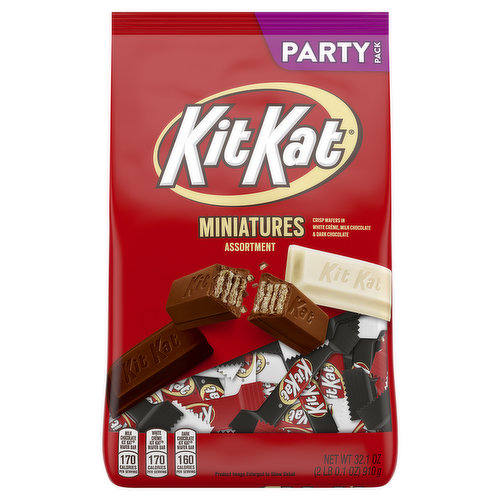 Kit Kat Wafer Bars, Assortment, Miniatures, Party Pack