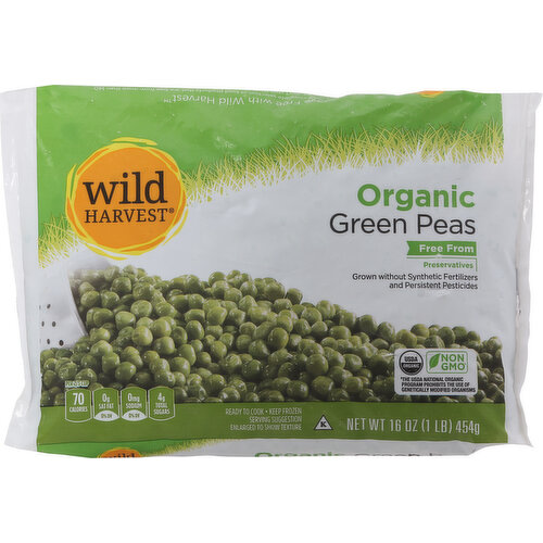 Free from preservatives. Grown without synthetic fertilizers and persistent pesticides. Ready to cook. Live Free with Wild Harvest. Wild Harvest Organics offer a complete selection of food products that are free from more than 140 undesirable ingredients. But we don't stop there. Wild Harvest Organic products go one step further and are certified organic by the USDA's strict standards and are made only with high quality ingredients from growers and manufacturers who share our commitment to healthy people and planet.