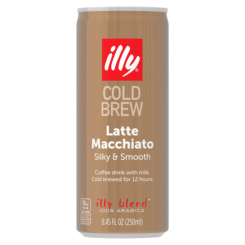 Illy Coffee Drink, Latte Macchiato, Cold Brew